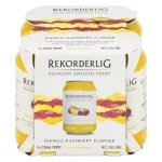 Rekorderlig Mango-raspberry Flavour Premium Swedish Perry Can 4 X 330ML
