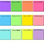 Inspirational Quote Sticky Notes Set - 12 Pack Motivational Self-adhesive Memo Pads 7.62X7.62 Cm Square Positive Affirmation Mes