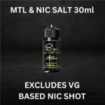 Game Changer Mtl salt Flavour Shot 30ML 15ML