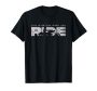 Motorcycle Clothing For Bikers - Men's Classic Fit Black Motorcycling Letter Print T-Shirt