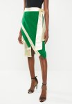 Albertina Skirt - Green & Gold