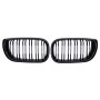 Bmw E46 3 Series Lci Dual Slat Kidney Grilles Black Set 02-05