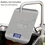 1PC 10KG 1G Multifunction Electric Digital Kitchen Food Scale Display High Precise Waterproff Measuring Scale With Stainless Ste