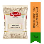 Bajri Flour Pearl Millet Flour 1KG - Premium Pure Bajra Atta For Traditional Rotla Flatbreads & Healthy Meals Delivers Nutritiou