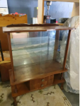Retro Ball And Claw Glass Display Unit