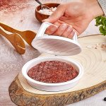 1PC Burger Press Patty Press Cheeseburger Press Creative Burger Press Non-stick Hamburger Press Patty Maker Mold For Meat Beef C