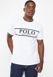Polo Men Block Logo Tee - White