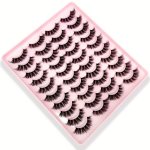 3D Faux Mink Lashes Natural Dramatic Volume Eyelash Extension Fluffy Handmade Cat Eye Long Eyelashes 10 20 Pairs