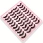 3D Faux Mink Lashes Natural Dramatic Volume Eyelash Extension Fluffy Handmade Cat Eye Long Eyelashes ( 10/20 Pairs )