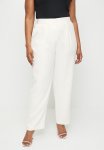 Plus Tailored Carrot Leg Pants In Milk - Milk