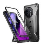 OnePlus 11 Premium Full Body Rugged Revolution Case With Built-in Screen Protector Black
