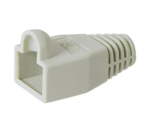 Strain Relief Boots 10 Pack For RJ45 Plugs - Grey