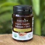 Organic Selenium + Vitamin C 60 Capsules Earthier