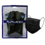 Face Mask - 3 Ply Disposable Black - 10 Piece