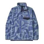 Womens Lightweight Synchilla Snap-t Pullover - Sun Quilt: Blue Sage XXL