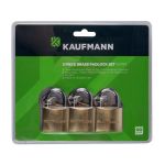 Kaufmann 3 Piece 30MM Brass Lock Set