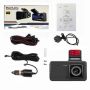 Dash Cam Front Rear Dvr Security Video Recorder - Black