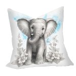 Blue Baby Elephant Luxury Scatter By Nathan Pieterse