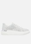 Globes Chunky Sneaker - White & Silver