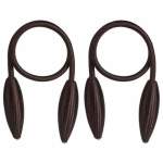 Smte Matoc Twist Wrap Tieback Dark Brown With Keychain