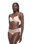Padded Underwire Lace Inset Push Up Bra A - D