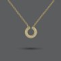 Gold & Diamond Pendant Carrier Chain