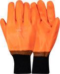 Pioneer Orange Freezer Glove Knit Wrist High Visibility