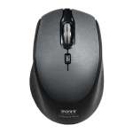 Port Connect Silent 1600DPI 3 Button Wireless Mouse – White