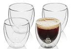 Swan 4 X 100 Ml Espresso Double Wall Glasses