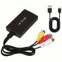 Rca To HDMI Converter - 1080P Video And Audio Adapter For Tv PC Gaming Consoles And DVD Players - Supports Pal/ntsc Signals