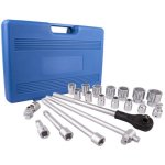 Tork Craft Socket Set 20PC 3 4" Drive 6PT 19 - 50MM In Blow Mould Case