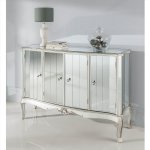 Vintage Mirror Chest Of 4 Doors