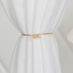 Chic Vintage Metal Curtain Holdbacks 1PC 2PCS - Elegant Tieback Clips For Living Room & Bedroom Decor