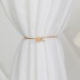 Chic Vintage Metal Curtain Holdbacks 1PC/2PCS - Elegant Tieback Clips For Living Room & Bedroom Decor