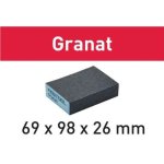 Festool 6PC Sanding Block Granat 69X98X26MM 120 Grit 201082