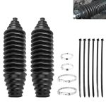 Yytqp Car Rack And Pinion Boot Steering Rack Boot Tool Kit Dustproof Silicone Inner Tie Rod Boot Set With Cable Ties Locking Cla