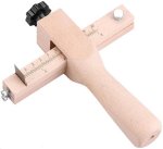 Diy Wooden Leather Strap Cutter Making Belt Hand Cutting Knife Stitching Knitting & Thread Art Kit Art And Craft Kit
