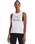 Women's Ua Sportstyle Logo Tank - White Md