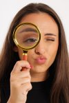 Magnifying Glass With Wooden Pvc Handle