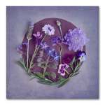 Secret Garden Lilac Art Print - 30 X 30CM No Frame Print Only