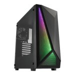 FSP CMT195A Atx Gaming Chassis Black - Bios Bois