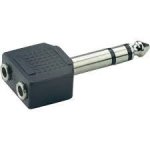 Audio Adapter 6.3MM Stereo Jack - 2X3.5MM Stereo Socket - 6.3MM Stereo Jack - 2X3.5MM Mono Socket