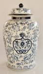 Blue & White Floral Design Ginger Jar – 40X22CM