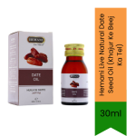 Live Natural Date Seed Oil Khajur Ke Beej Ka Tel 30ML - Skin Care For External Use Only - 30ML