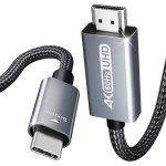 Benfei Usb-c To HDMI 1.8M Cable Grey