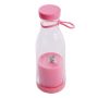 420ML Portable MINI Rechargeable Juicer Cup Blender Smoothie Mixer - Pink