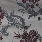 Fahm OPWG-6 Beiege Red Grey Curtain Fabric