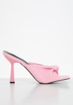 Punch Square Toe Mule Heel - Pink