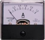 Panel Meter 1A Dc 60MMXH46MM - 1A Dc 60MM