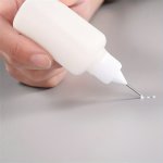 30ML Precision Craft Glue Bottle With Needle Tip - Refillable Easy-squeeze Applicator For Diy Projects & Detailed Work
